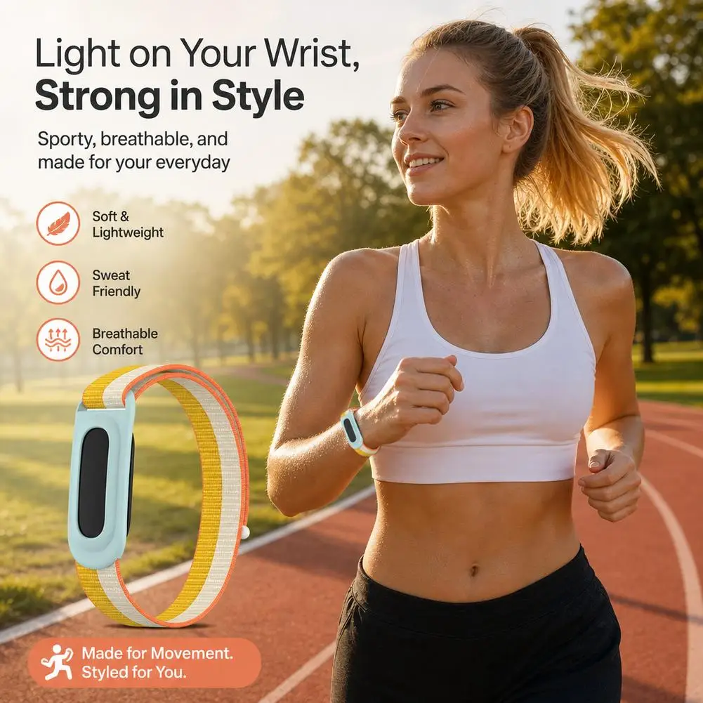 Breathable Sport Silicone Watch Strap - Durable Rubber Bracelet Wristband