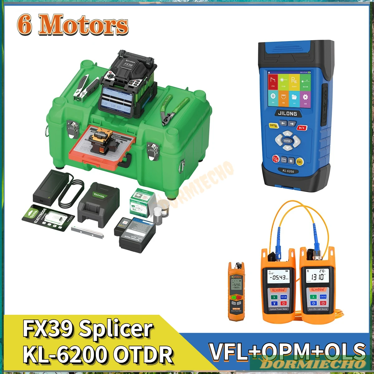 

Сварочный аппарат для термического сращивания FX39 и Mini SM OTDR 6 моторов 6s Сращивание 1 6s нагревательный сердечник выравнивание Высокоточный волоконный стержень