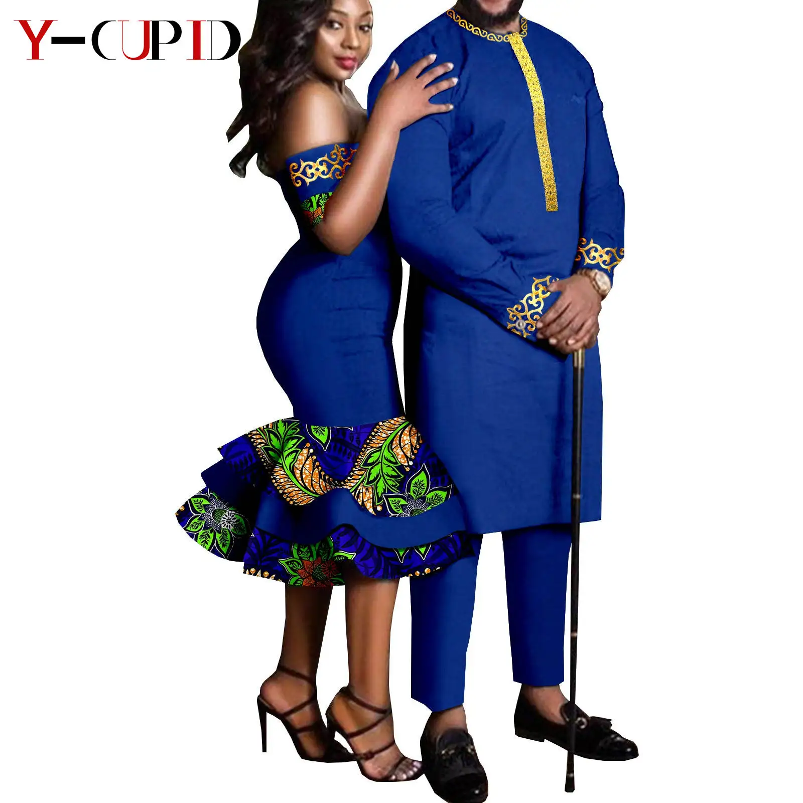 Bazin Riche Couture Africaine Pour Couple Model Bazin Pour Couple