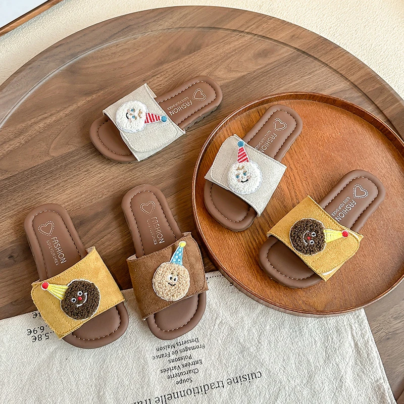 Girls Non Slip Summer Beach Slippers