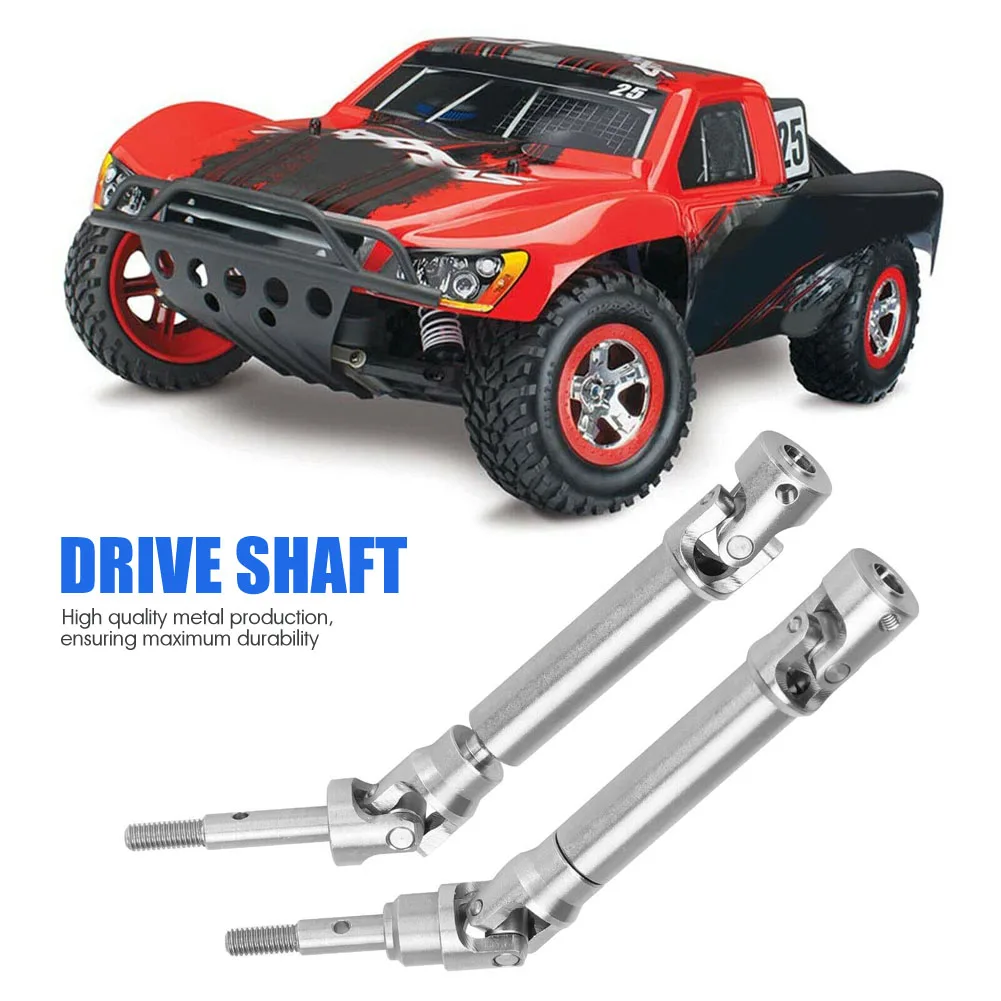 스테인레스 스틸 프론트 액슬 샤프트 및 리어 드라이브 샤프트 1/10 Traxxas 슬래시 2WD 4X4 Rustler RC 자동차 업그레이드 부품, rc카 프론트 액슬 샤프트 리어 드라이브 샤프트