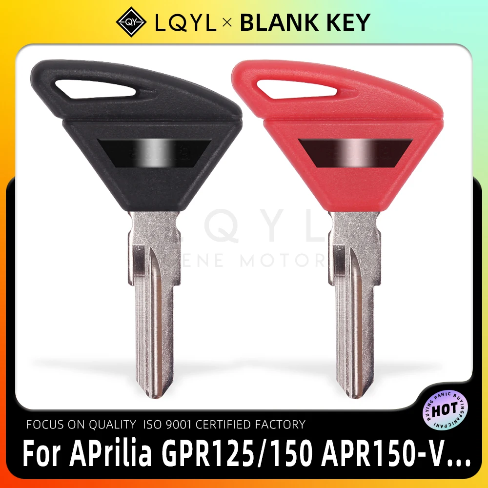 

LQYL Blank Key Replace Uncut Keys For Aprilia RSV4 Tuono Dorsoduro 750 1200 RSV MILL R Factory V4R RST1000 ETV1000 GPR125 SR50