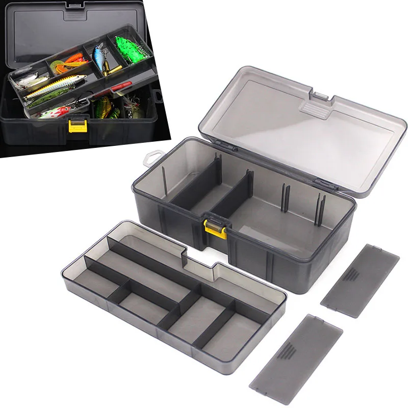 Gralara 3 Layer Foldable Tool Box, Fishing Tackle Box Sturdy