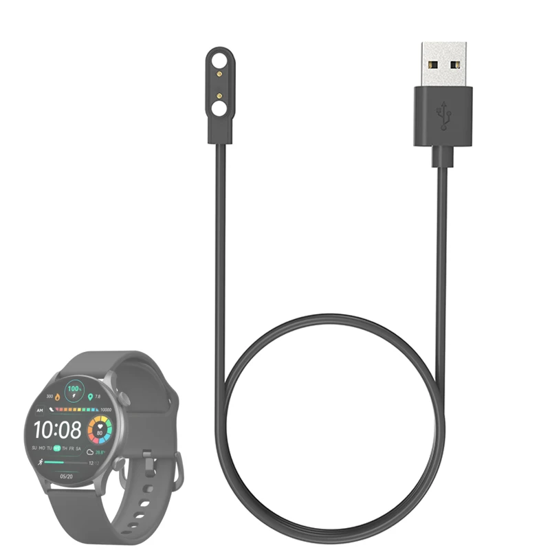 Smartwatch Dock Charger Adapter Cavo Di Ricarica Usb Cavo Per Haylou Solar Plus Rt3 Ls16 Smart Watch Power Charge Wire Accessori