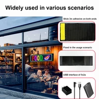 LED Matrix Pixel Panel Scrolling Sign RGB Light Advertising Car Sign Lamp App Control Flexible DIY Animation Display Screen Lamp 2