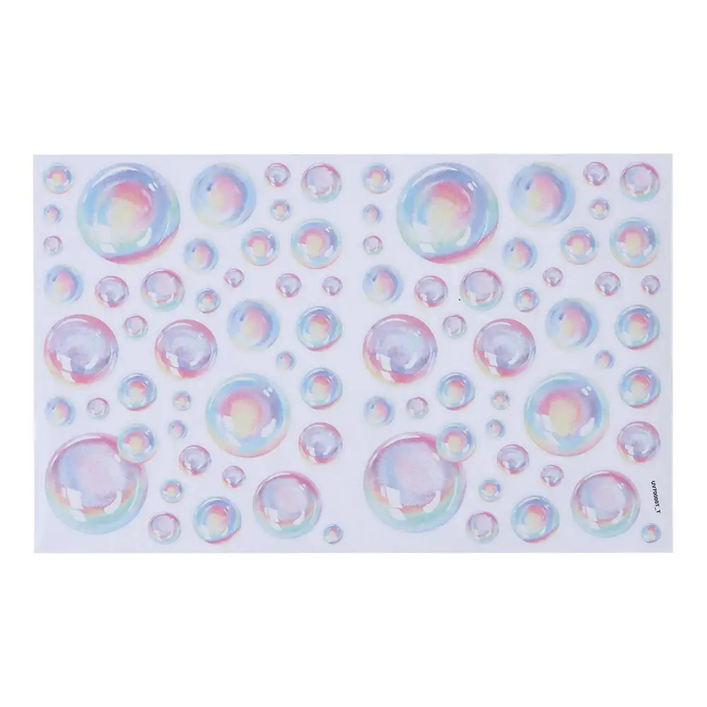 

2 шт. фон красочные пузырьки тема Дети океан фотообои украшение подводный мир ванная комната