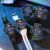SMAEL 8050 digital large dial personalized trend sports multifunctional luminous 50 meter waterproof men's watch 6