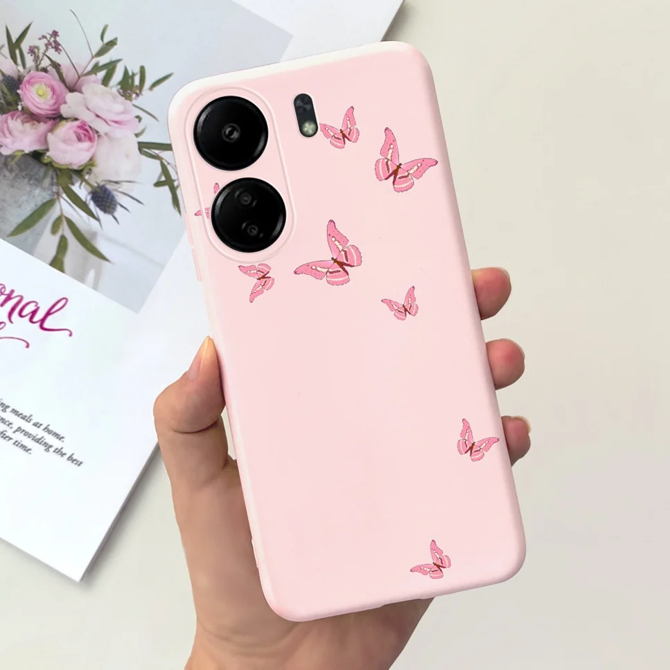 For Xiaomi POCO C65 Case Cute Cartoon Cat Painted TPU Silicone Back Cover For Xioami POCO C65 POCOC65 C 65 6.74 Phone Case Funda