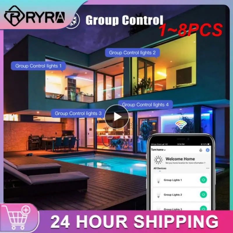 

Умная лампа E27 с Wi-Fi, 15 Вт, 1-8 шт.