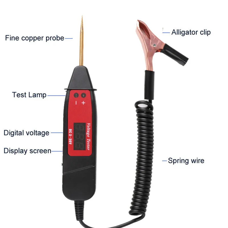 Circuit tester circuit detector probe pen tester universal LCD digital circuit tester