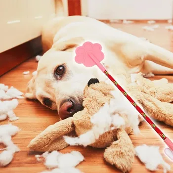 Lightweight Rubber Training Lovely Pet Pat Dog Toy Stick Correct Bad Habits Dogs Whip Trainer Punishment Device Dogs Accessorie 2