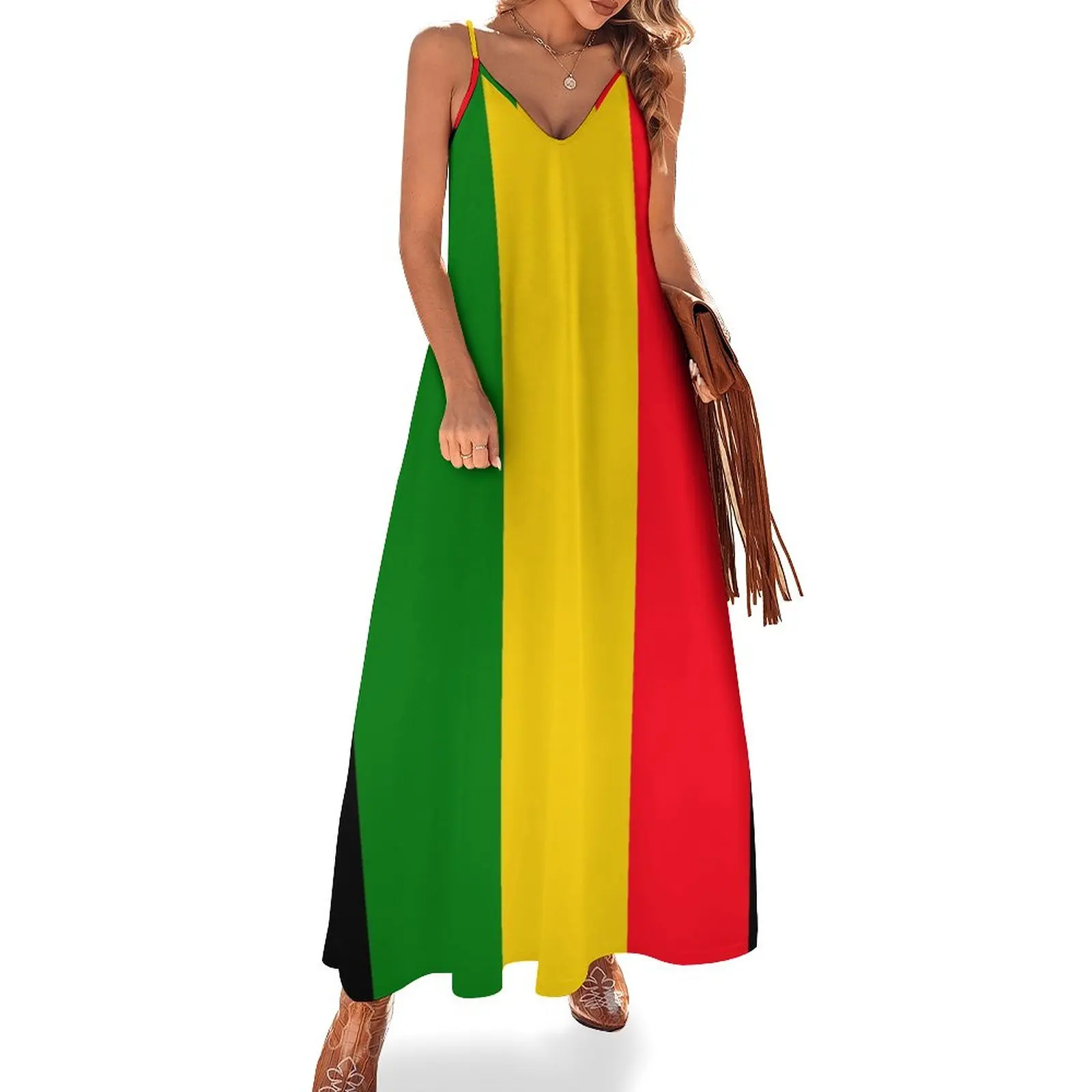 

Reggae Vibes Sleeveless Dress summer women's dress 2024 women's clothing summer 2024 novelties sensual sexy dress for women