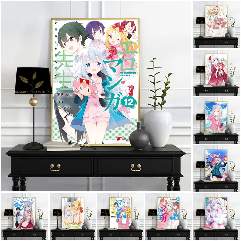 

Hot Japanese Anime Art Print Poster Eromanga Sensei Modern Canvas Painting Decor Wall Hanging Picture