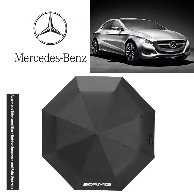 Car Windshield Sunshade Car Logo Umbrella Automatic Folding For Mercedes-Benz AMG A C E S V Class Sprinter GLC ML SLK SL Vito CLS GLA GLK