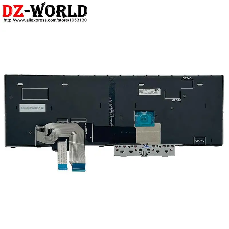 Eua Inglês Teclado Backlight para Lenovo Thinkpad T15g P15 P17 Gen1 Gen2 5n20z74859 5n20z74822 5n20z74785 5n21b44402 5n21b44328 - Imagem 4