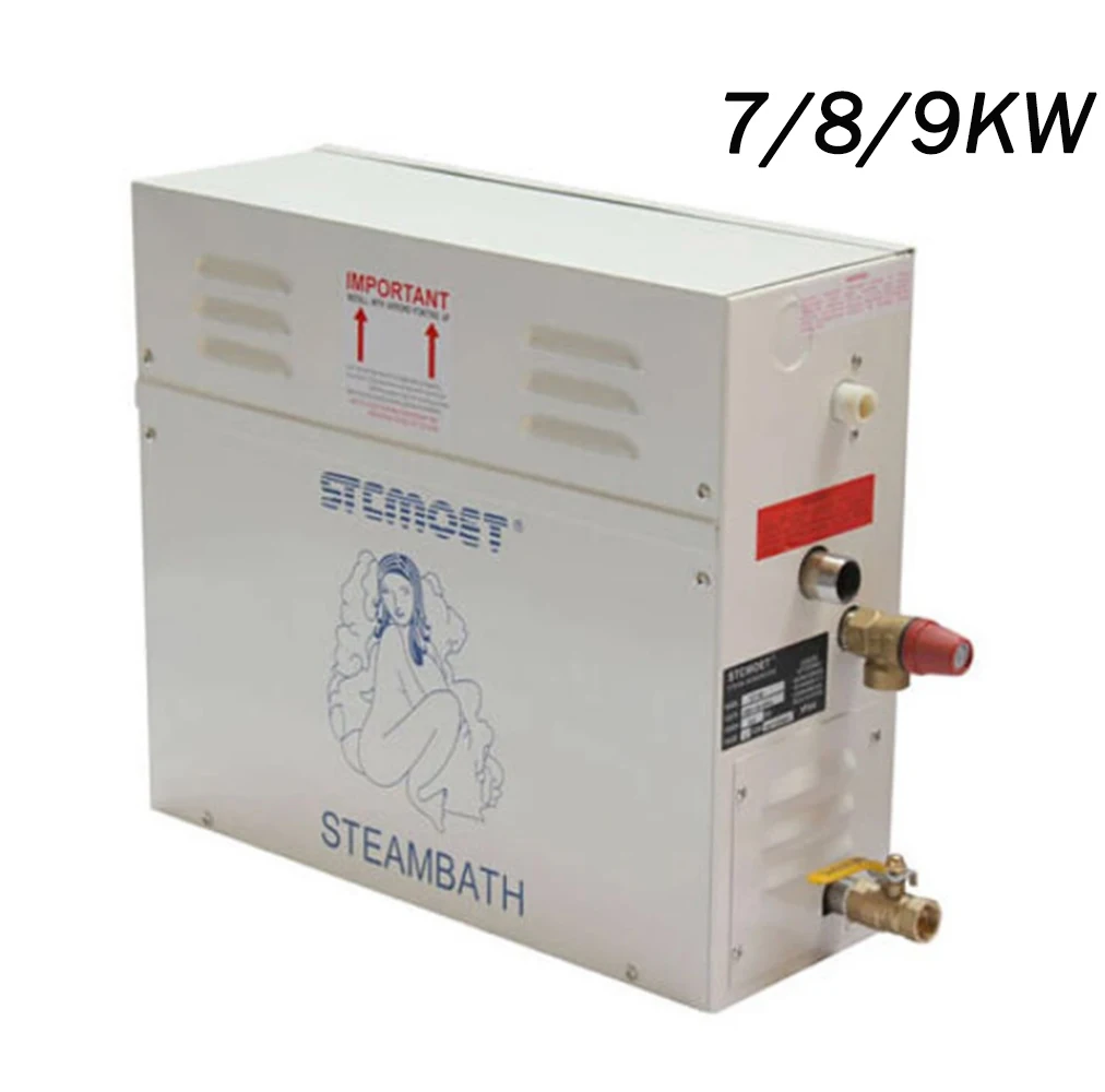 

7/8/9KW Sauna Steam Generator Sauna Steam Bath Machine For Shower Home Sauna Room SPA Steam Machine Digital Controller