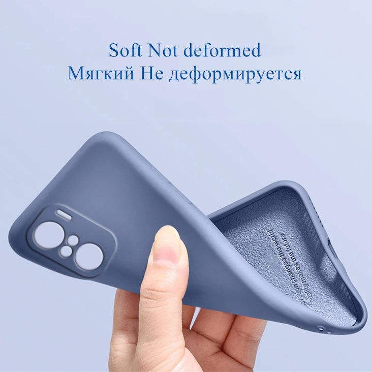 Topme Cover Per POCO F3 / POCO F3 5G / Xiaomi Mi 11i, Custodia In Silicone TPU Morbido Nero