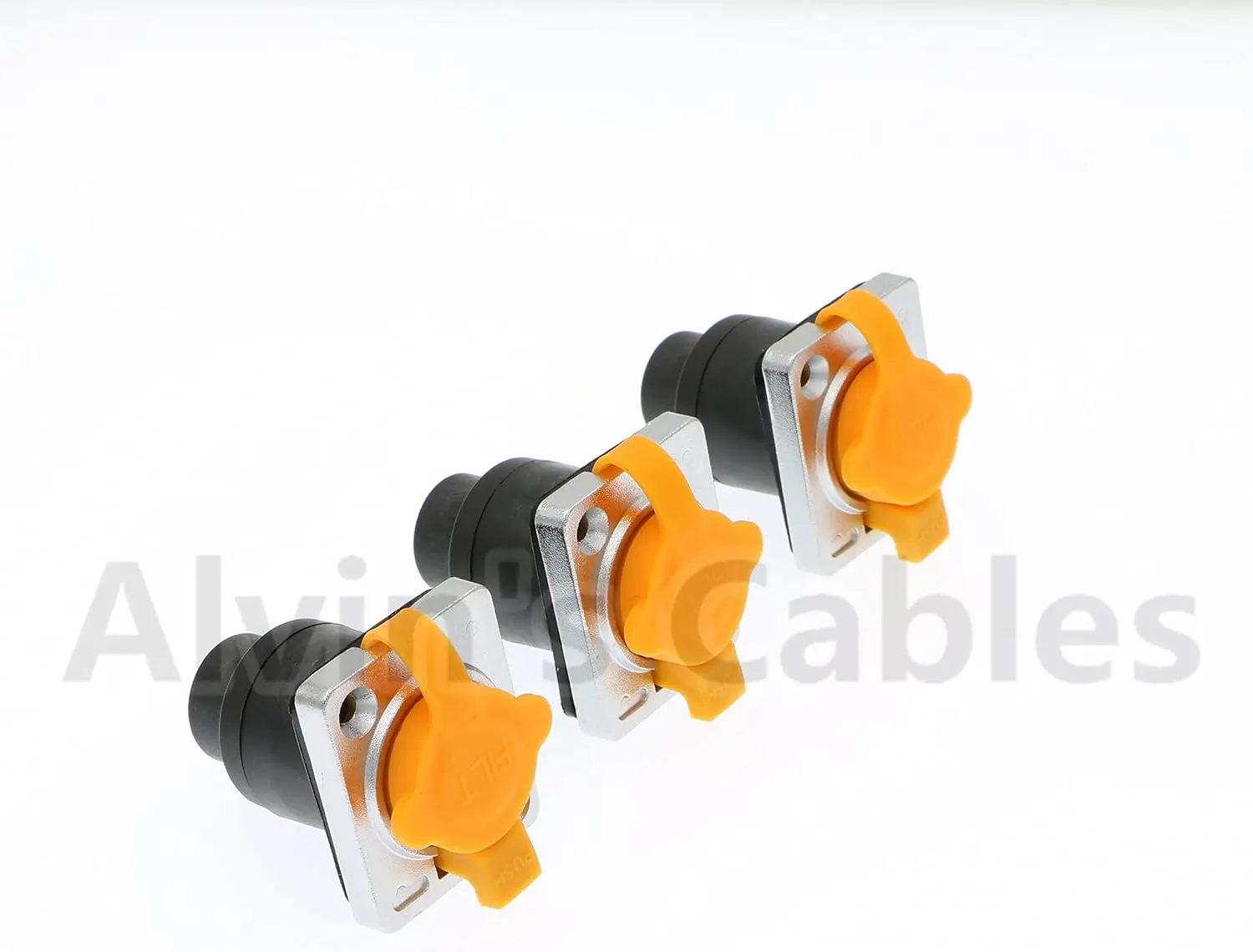 Alvin's Cables RJ45 방수 커넥터 소켓 IP65 이더넷 패널 마운트 RJ45 커넥터 3개