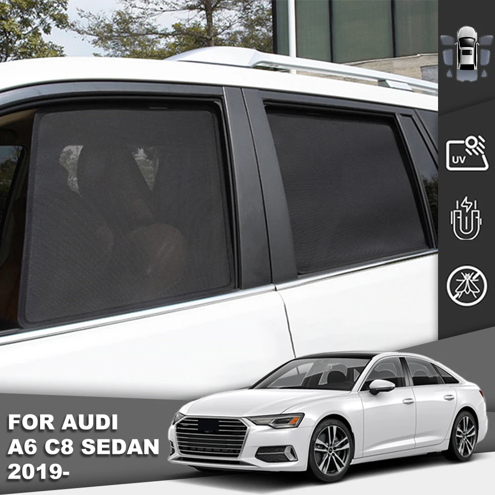 Für Audi A6 C8 Limousine 2019-2023 Seite Fenster Sonnenschutz Visier Auto  Sonnenschirm Vorne Heckscheibe Abdeckung Vorhänge schild Zubehör -  AliExpress