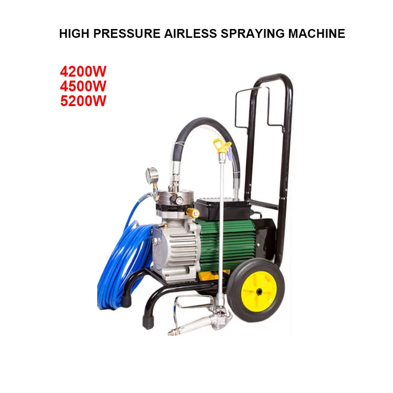 HighPressureAirlessSprayerElectricPaintSprayingMachine5200W