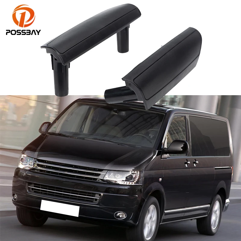 Car Front Left/right Interior Door Pull Handle Cover Trim Black Armrests Auto Replacement Parts