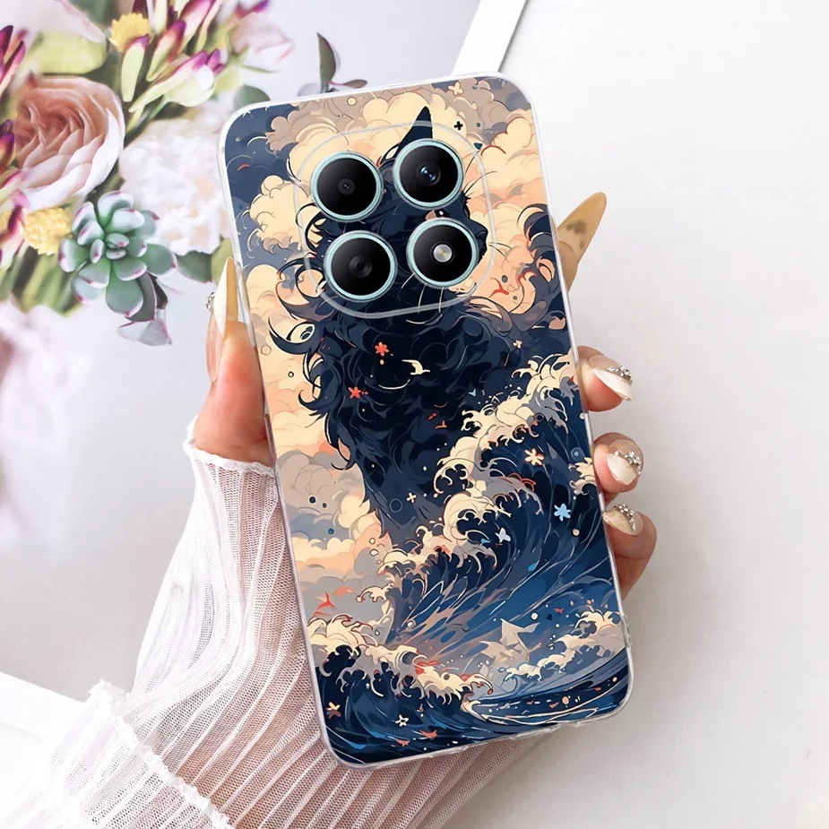 Cute Cat Fashion Painted Soft Silicone Case