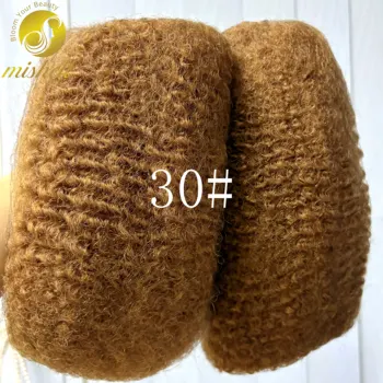 30/50g Pack 10-18In 30# 4C Afro Kinky Human Hair Bulk 100% Human Hair Soft Afro Kinky Bulk for Locs Extensions/Twists/Braids 1