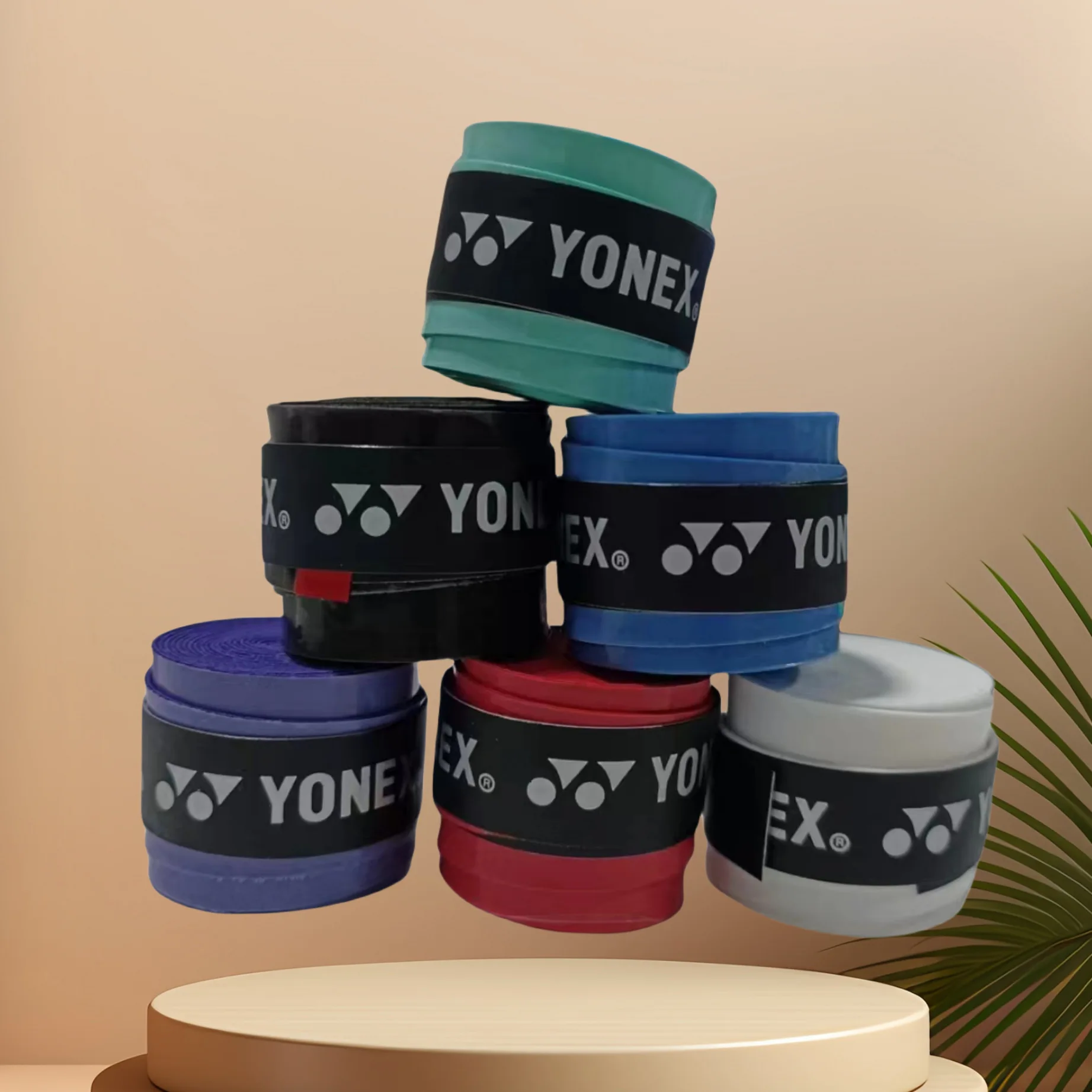 YONEX 3 Pack Badminton Racket Hand Glue Towel Tape Anti-slip Sweat-absorbing Tape Racket Slingshots Tennis Overgrip racket tape