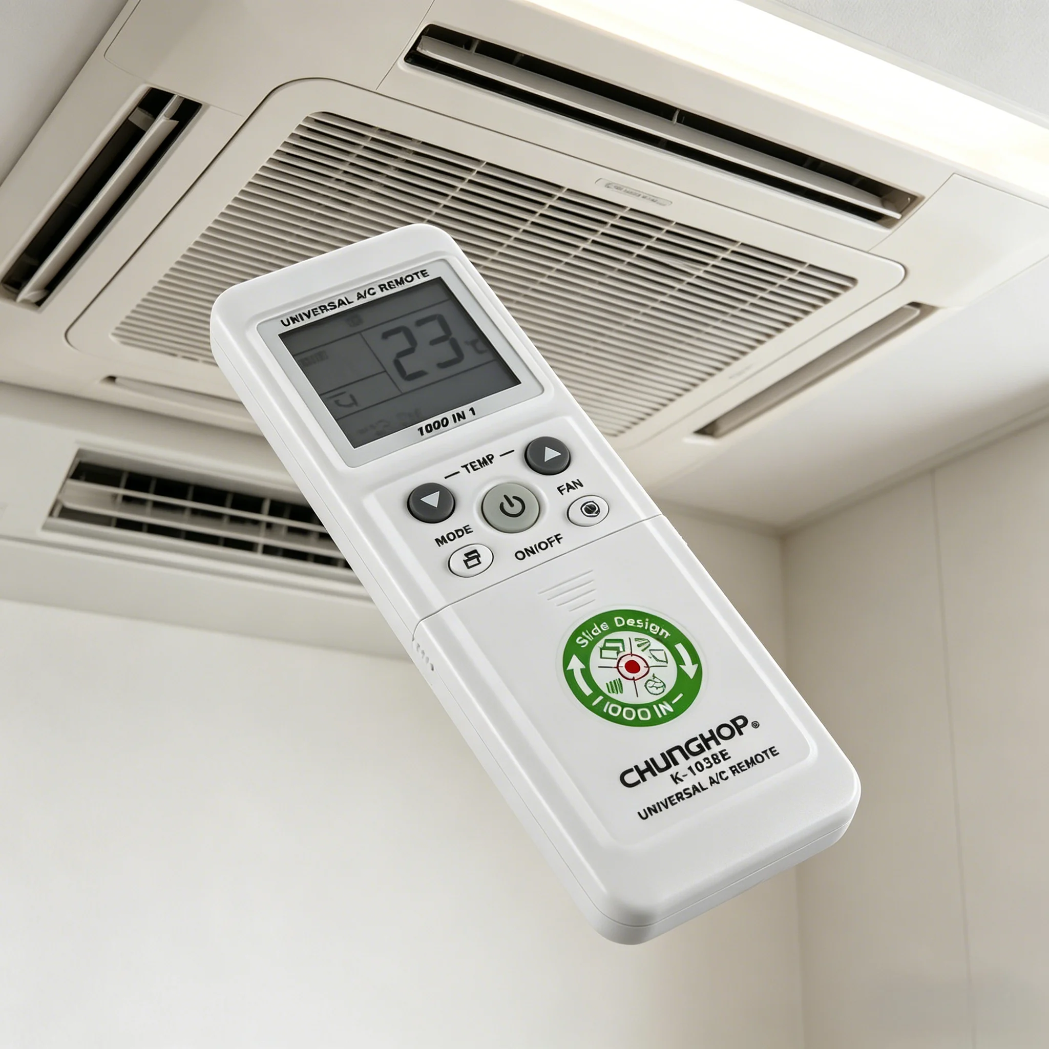 ALLIMITY K-1038E 에어컨 컨트롤러 K1038E용 범용 1000-in-1 AC 리모컨 교체품
