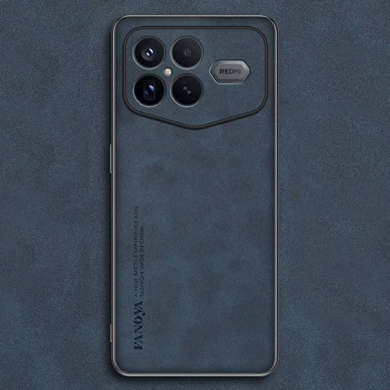 Matte Frosted Anti-Shock Hard Plastic Case with Leather Cover