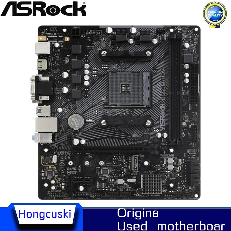 Utilizzato Per La Presa Della Scheda Madre Asrock B550M-Hdv Am4 Ddr4 Amd B550 Desktop Originale Pci-E 4.0 M.2 Scheda Madre Sata3