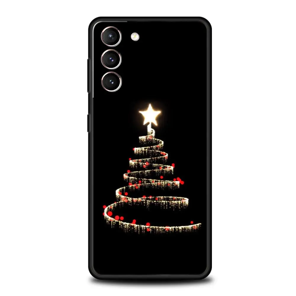 Festive Merry Christmas Tree Soft Silicone Phone Case