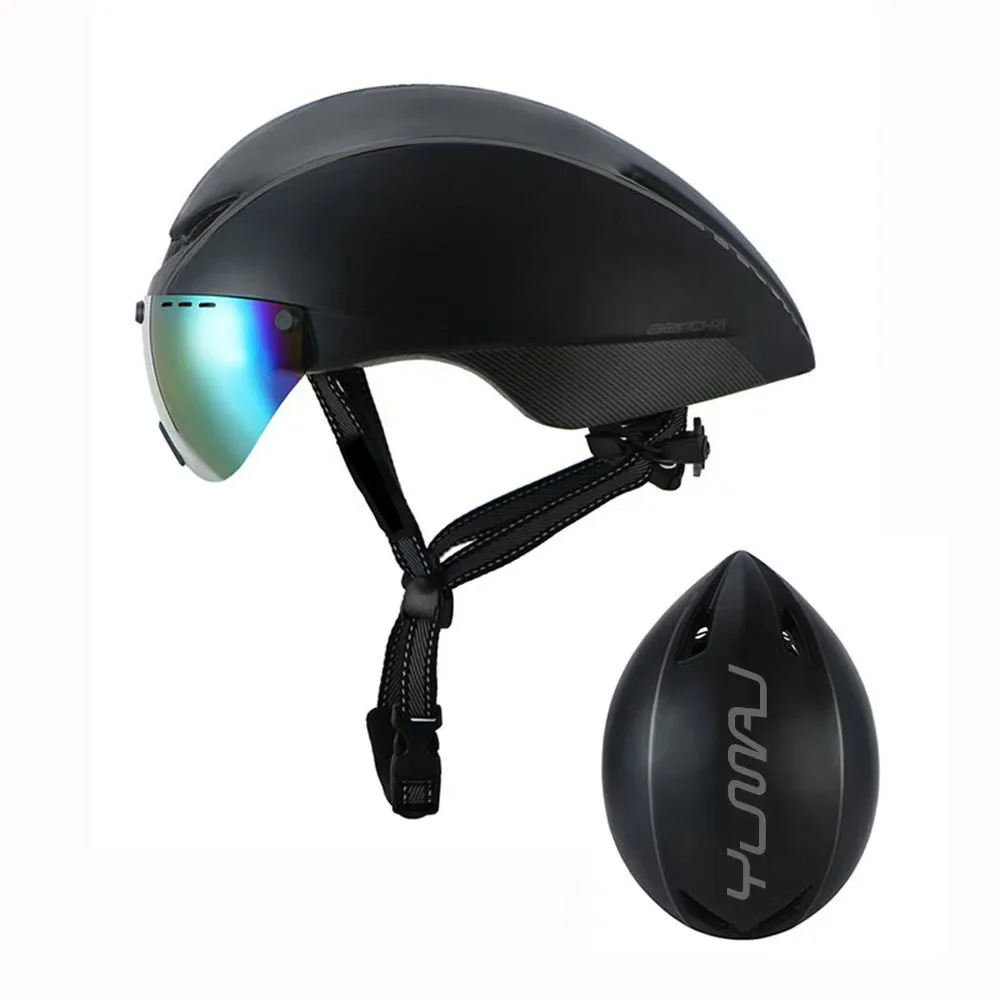 NEW Aero Ultra-light Goggle Road Bicycle Helmet Racing Cycling