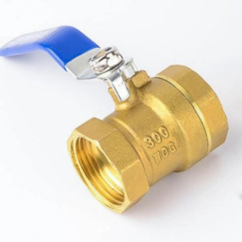 

Handle Brass Pipe Port Ball-Valve Handle Male and Female Thread Water Shut Off 1" DN25 Heavy-Duty Port Brass Ball-Valve
