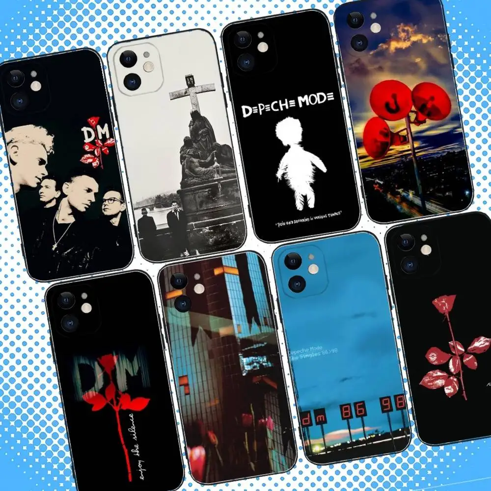 D-Depech Band M-Mode Soft Black Phone Case