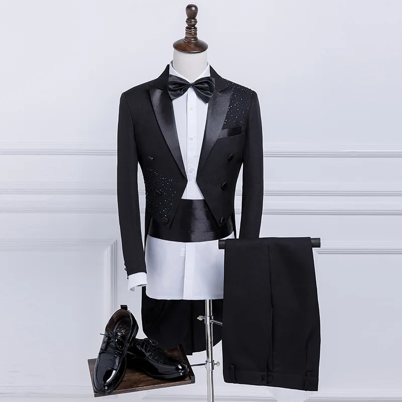 

Custom Made Groom Wedding Dress Blazer Pants Business High-end Classic Dress Trousers ZHA05-75999