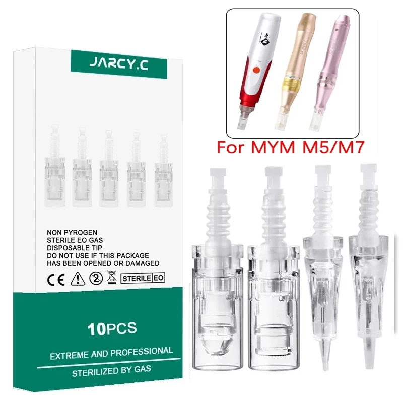 Nuova Cartuccia A Baionetta 10 Pz/Scatola Per Dr. Pen N2/M7/E30/M5 Derma Pen Mym Round Nano Needle Cartuccia Di Ricambio Microneedling