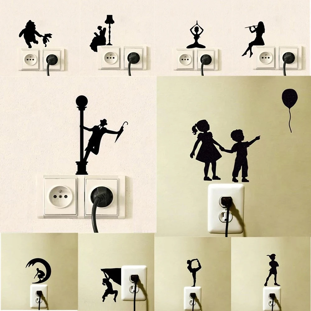 

Wall Switch Sticker Home Decoration Sticker Wall Sticker Decal Decor Decal Socket Paste