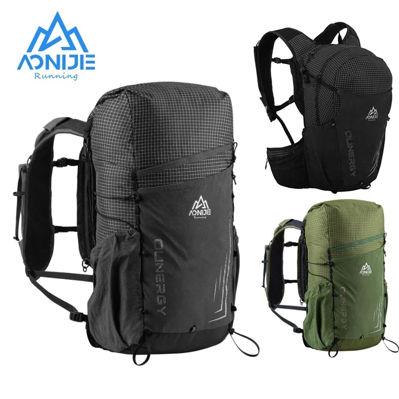 Aonijie Black C9110 C9111 20L 30L Sport Running Zaino Fuoristrada Daypack Borsa Da Viaggio Per Trekking Arrampicata Campeggio 2L Water Bag