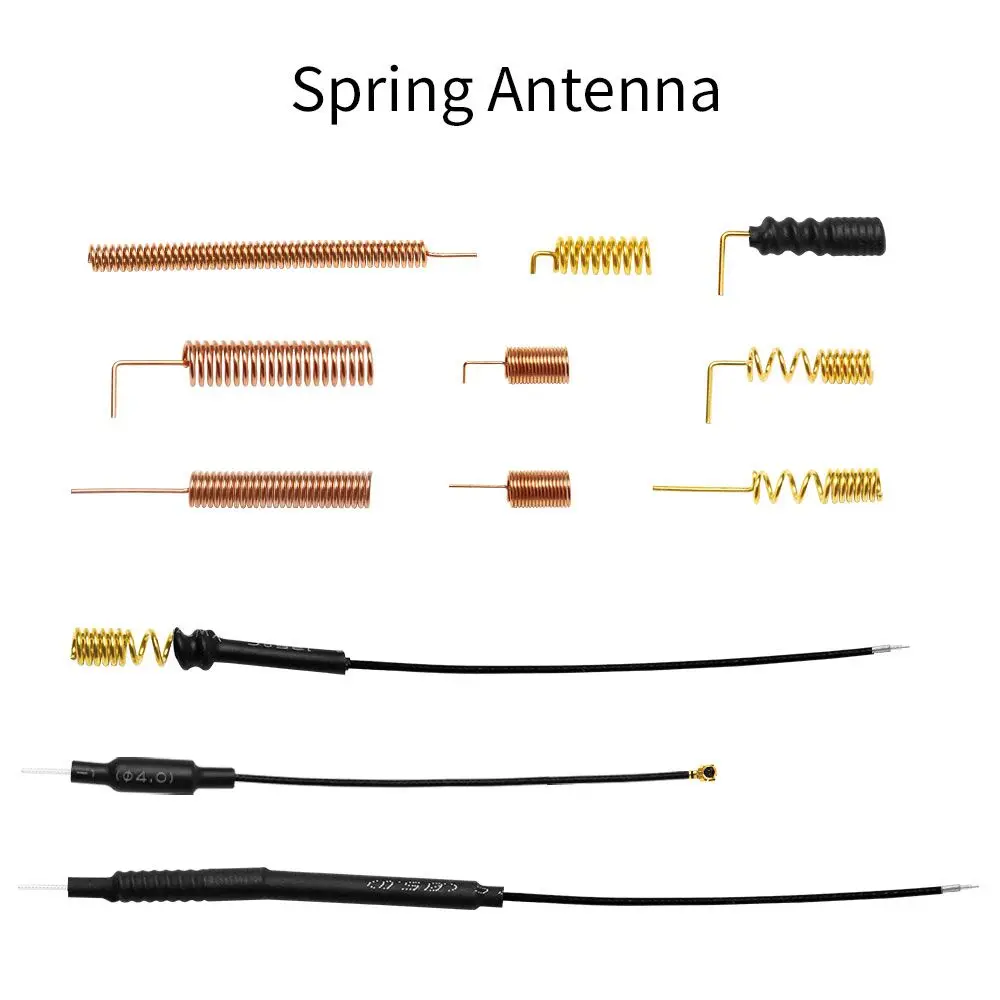 10pcs 433MHz 915MHz Spring Antenna 3.5dBi Pure Copper Omni Signal Booster Receiver for Wireless Network Card Router