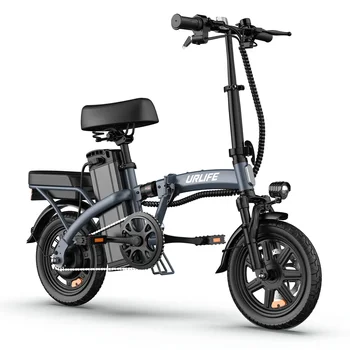 URLIFE F1L Elektrofahrrad für Erwachsene, 250 W Motor, faltbares E-Bike, 48 V, 7,5 Ah, 14-Zoll-Reifen, City Commuter Elektrofahrräder 1