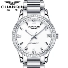

Guanqin GJ16211 ceramic watch genuine three-pointer wristband waterproof and dustproof simple fashion watch