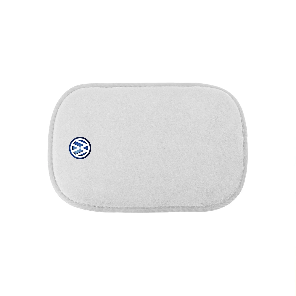 thumbnail image 1 of Reposabrazos de cuero de gamuza, cojín protector para reposabrazos, apoyabrazos automático para logotipo de la línea R para Volkswagen Golf 7 Passat VW Tiguan Mk7, 1 of 5
