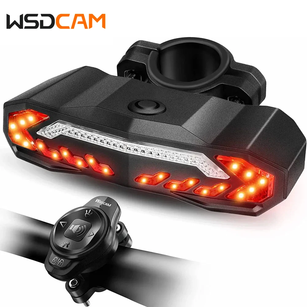 Bicycle Alarm Tail Light for Bike Motorcycle