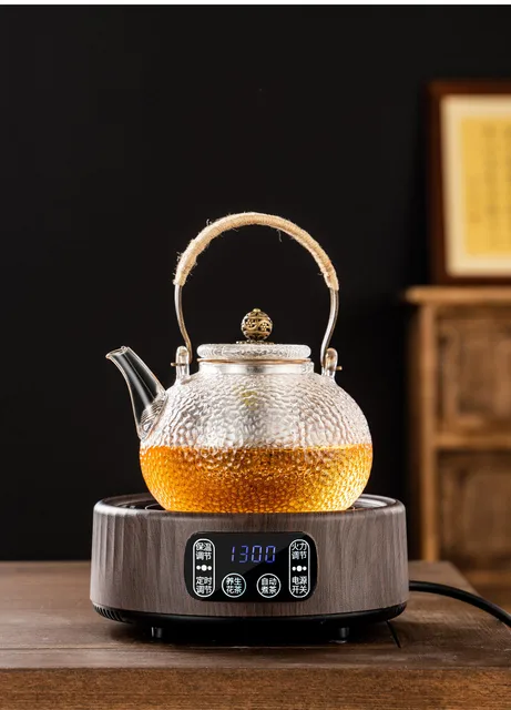 1000W Electric Heater Stove Hot Plate Heating Furnace Tea Maker Teapot Water  Heater Boiler Automatic Water