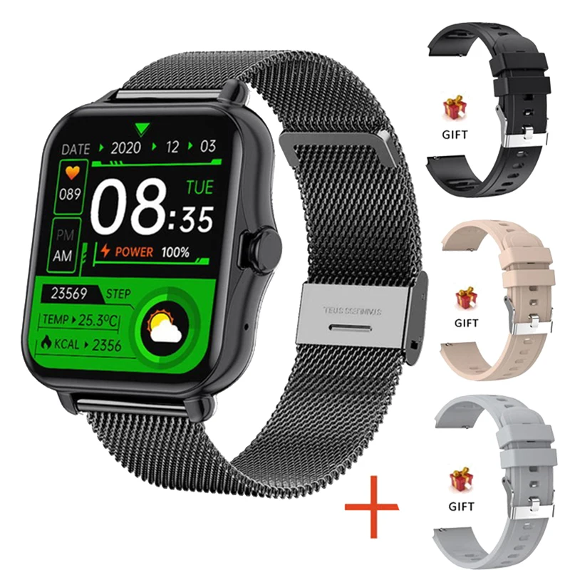 ECG Smart Watch Men Women Touch Clock Screen Sport Fitness Heart Rate Bluetooth Call Women Watch Compatible with ios For Xiaomi 