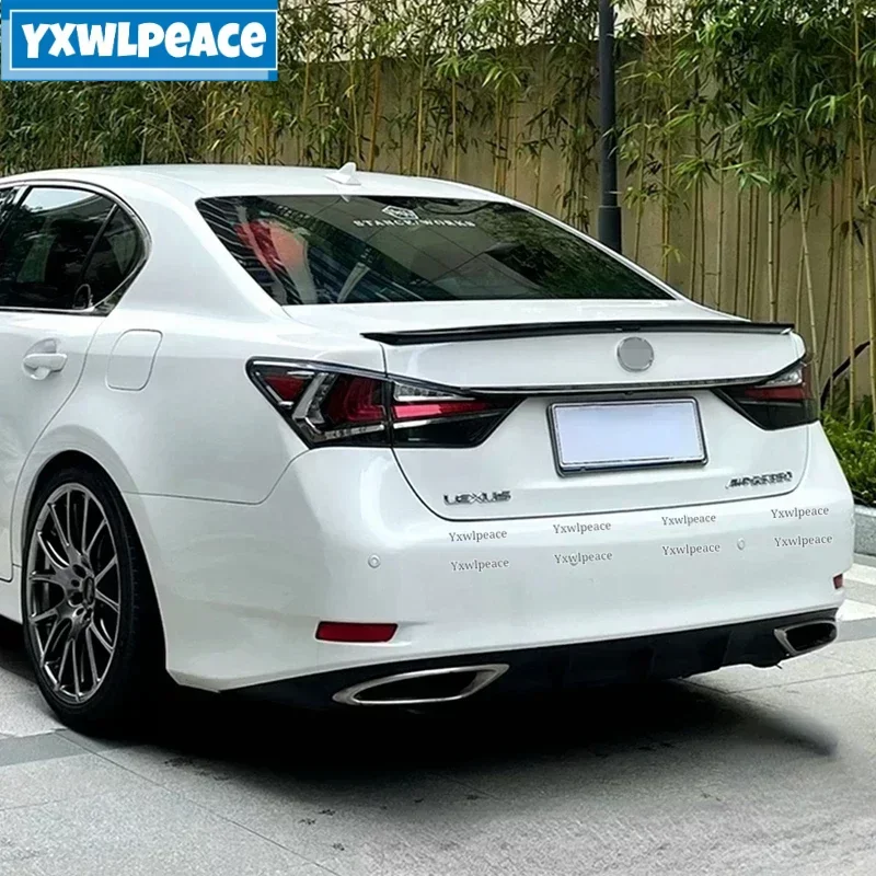 

For Lexus GS GS300 GS350 2012 2013 2014 2015 2016 2017 ABS Plastic Primer Color Rear Trunk Lip Spoiler Body Kit Accessories