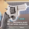 1PCS Summer Water Gun Toy Mechanical Continuous Revolver Water Gun Toys Boys Girls Outdoor Beach Water Toys Kids Holiday Gifts 6