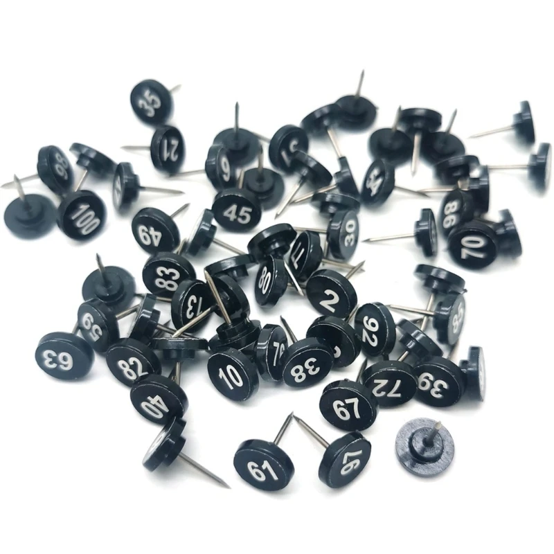 Numbered Push Pins For Maps