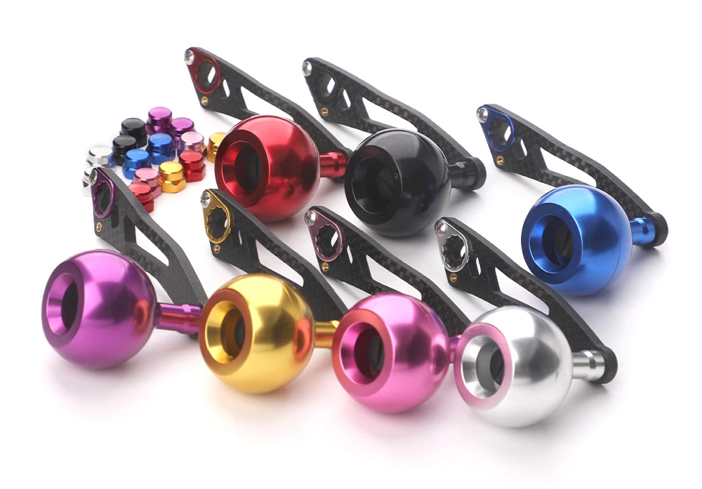 Description Picture 6 of itemROLLFISH Fishing Reel Handle Rocker Arm Carbon Fiber Light Weight 28g Ergonomic Design Multicolor Fishing Tools Accessories